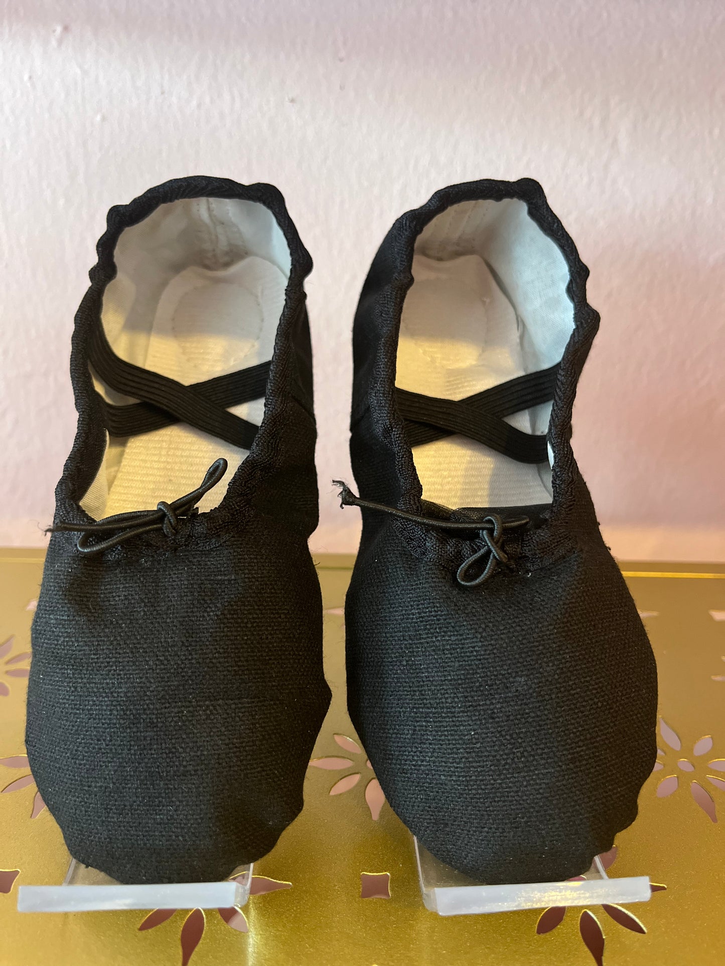 Ballet Shoes black fabric