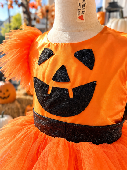Halloween Pumpkin Luxury Dress