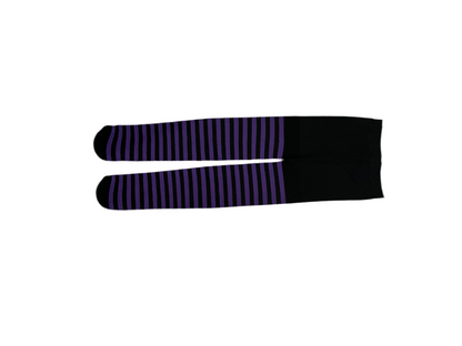Bicolor striped stockings
