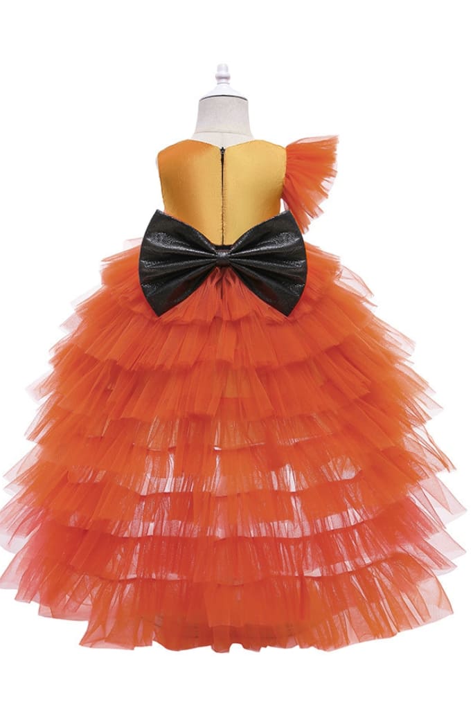 Halloween Pumpkin Luxury Dress – Princessfantasya.com