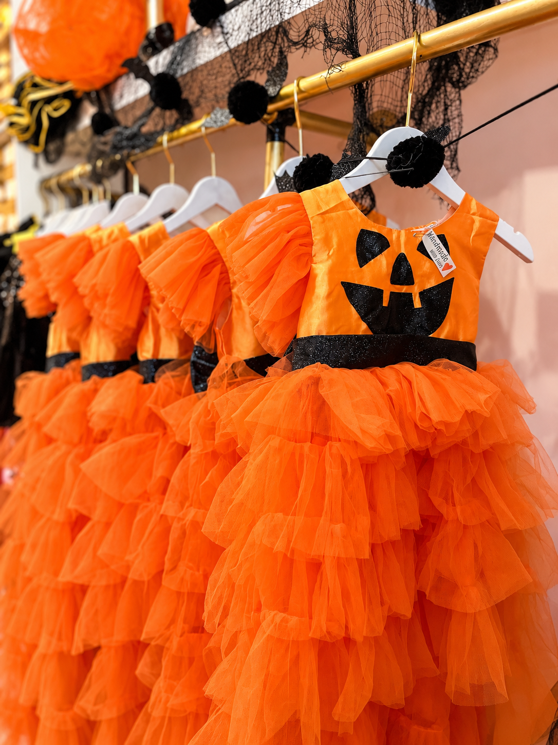 Halloween Pumpkin Luxury Dress