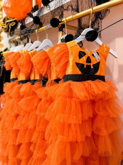 Halloween Pumpkin Luxury Dress
