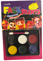 Face paints for 6 colores