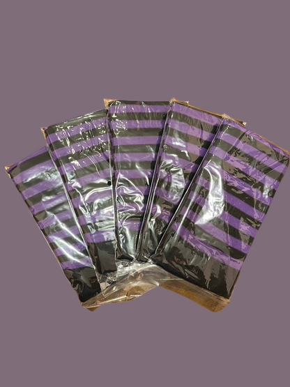 Bicolor striped stockings