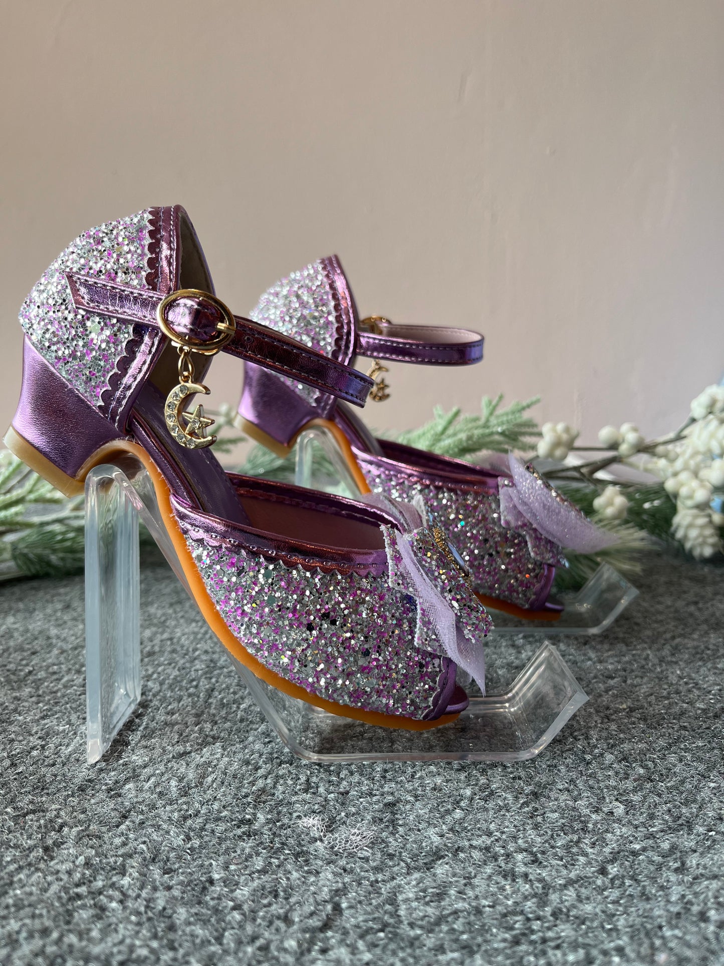 Heled Purple Princess Shoes