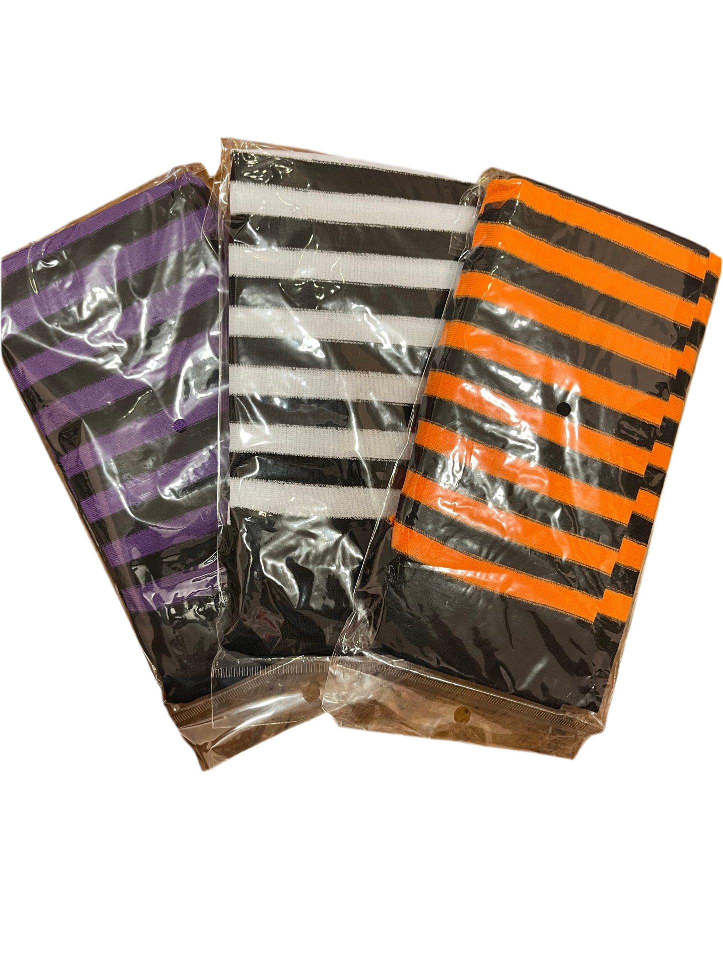 Bicolor striped stockings