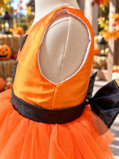 Halloween Pumpkin Luxury Dress