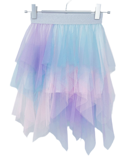 tulle skirt uneven