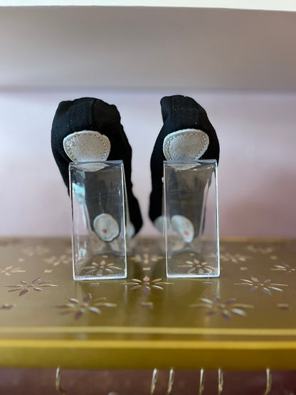 Ballet Shoes black fabric