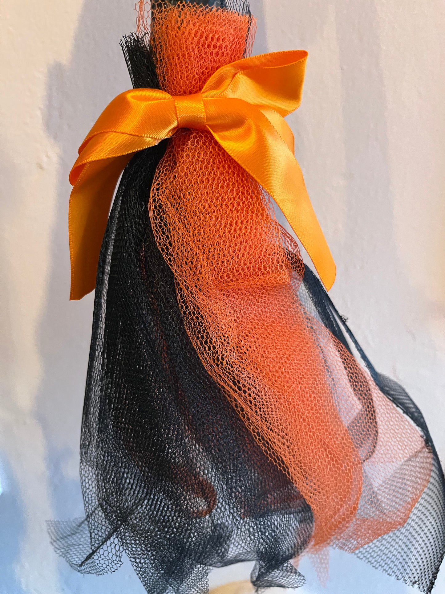 Witch broom curved handle