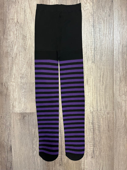 Bicolor striped stockings