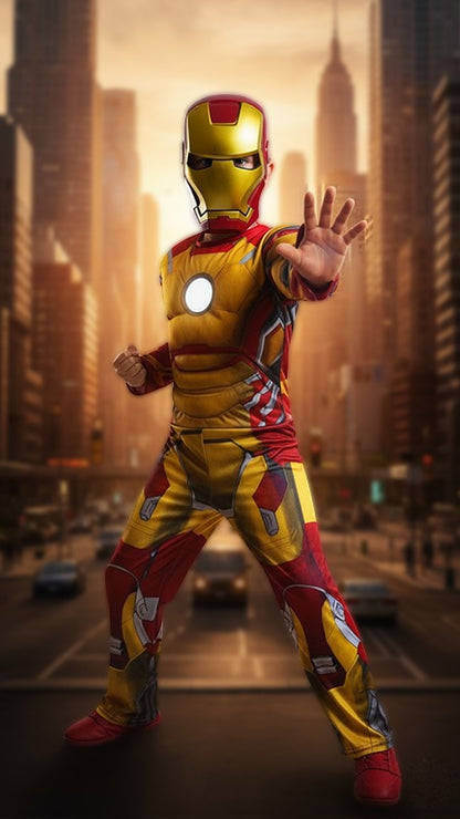 Iron man - Muscle Hero Costume for Kids