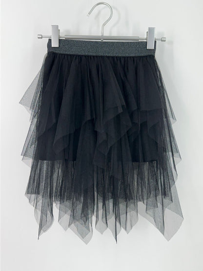tulle skirt uneven