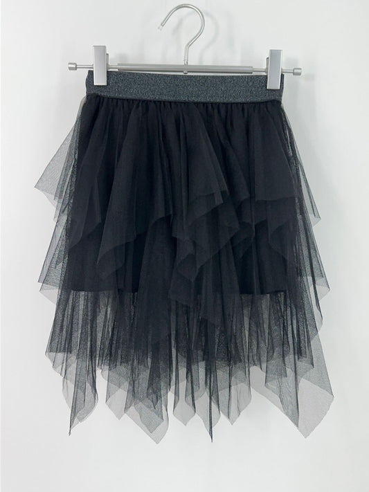tulle skirt uneven